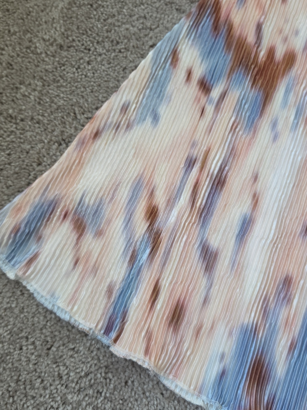 Pleated Tie Dye Maxi Skirt - Picture 10 of 15
